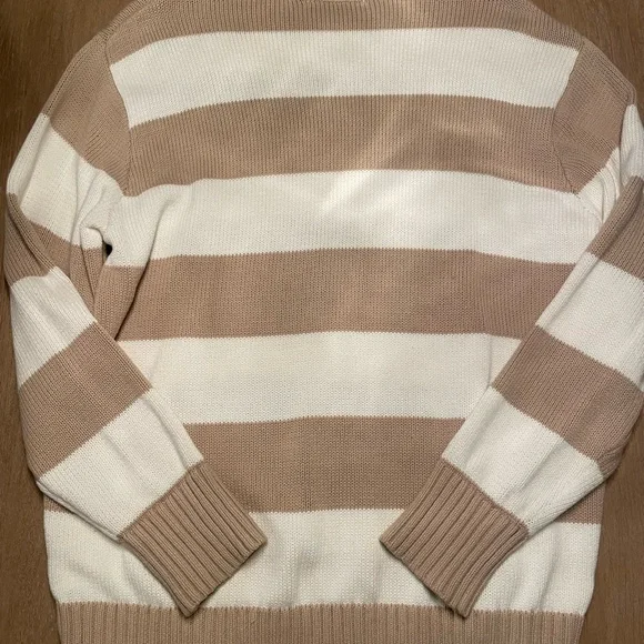 Brandy Melville Briana Striped Cotton Sweater - Picture 4 of 6